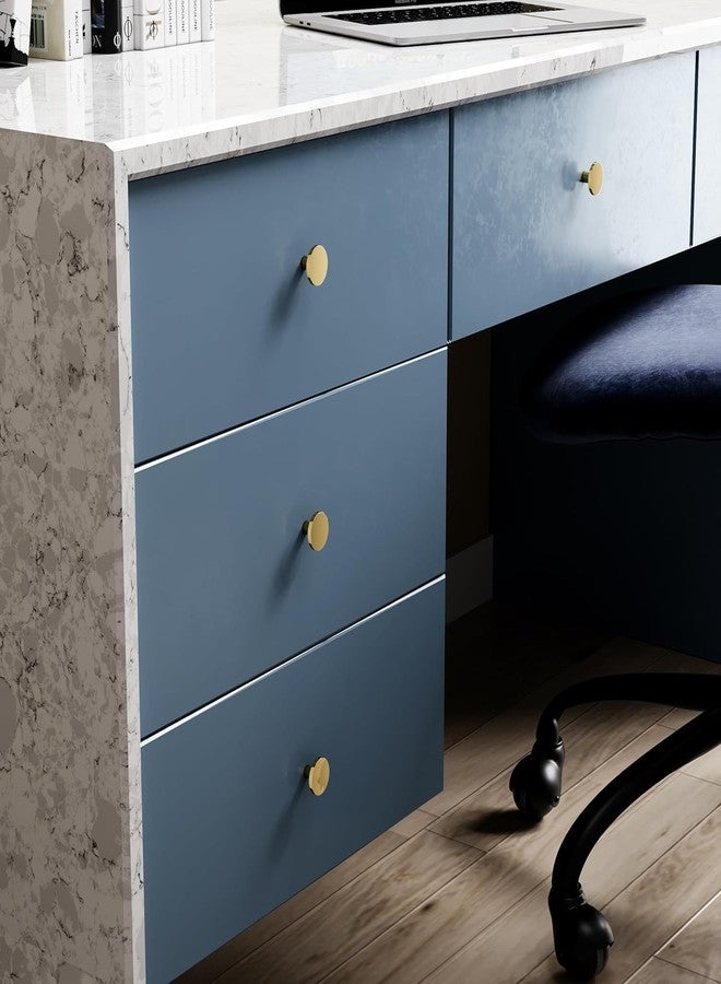 LAPO مجموعة مقابض LAPO المكونة من 9 قطع للخزائن - مقابض أدراج عصرية من الفولاذ المقاوم للصدأ للمطبخ، وخزانة الملابس، والخزائن، وأثاث المنزل (طلاء ذهبي بتقنية PVD) - Image 5